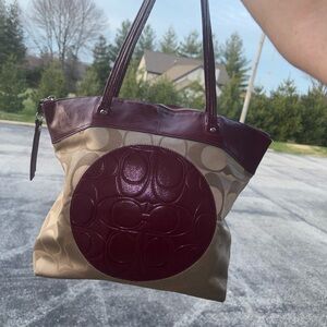 Coach Laura Signature Tote Bag